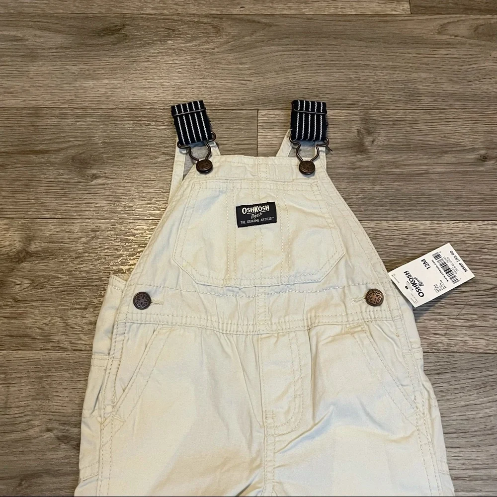 OshKosh Carpenter Overalls Boys 12mo NEW